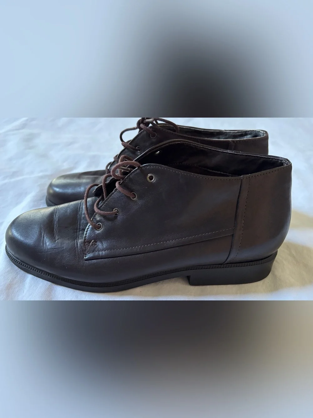 Easy Spirit Anti-Gravity Brown Leather Oxford Shoes Approx Women’s US 6